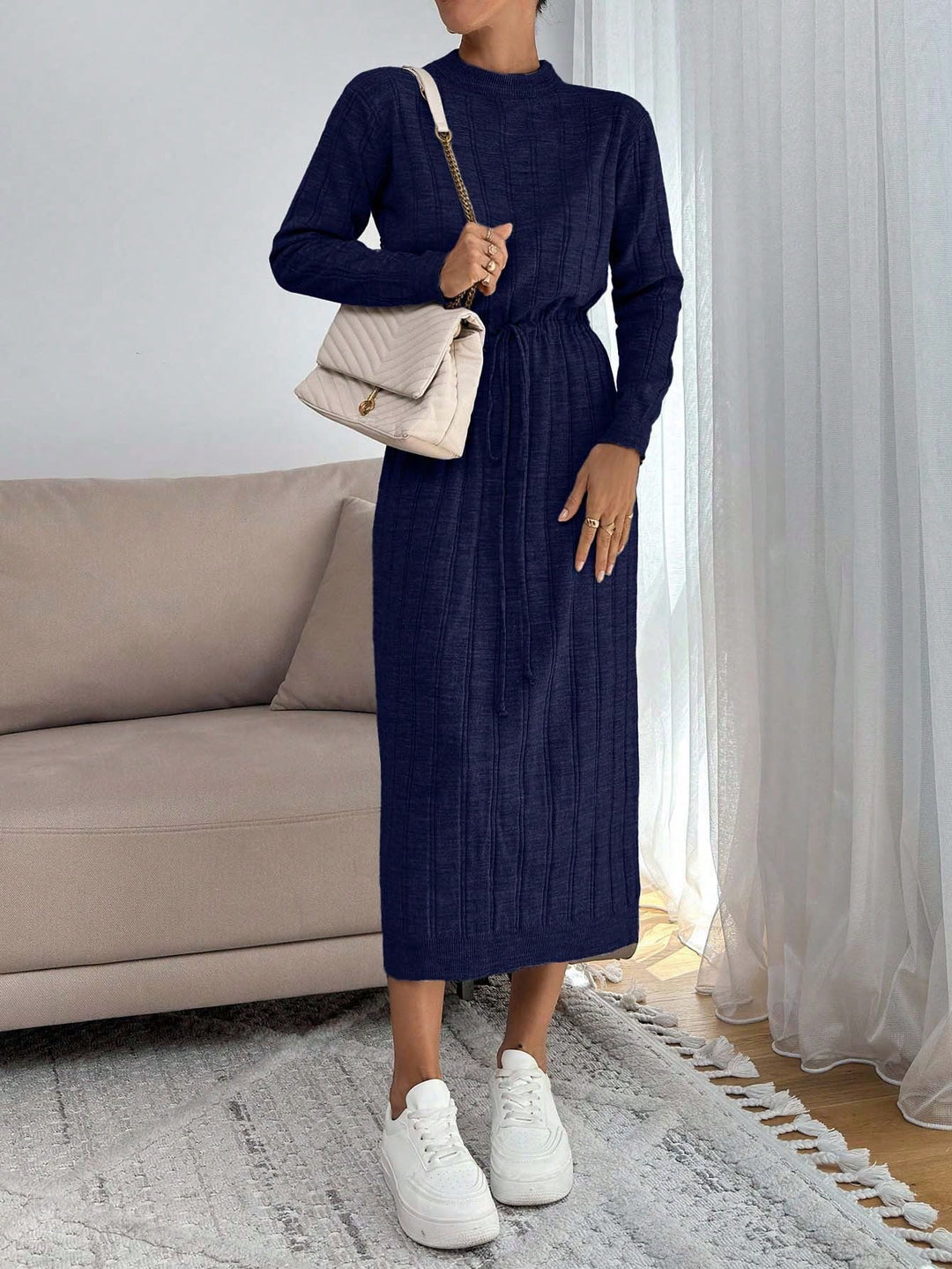 Rochie midi SHEIN, albastru