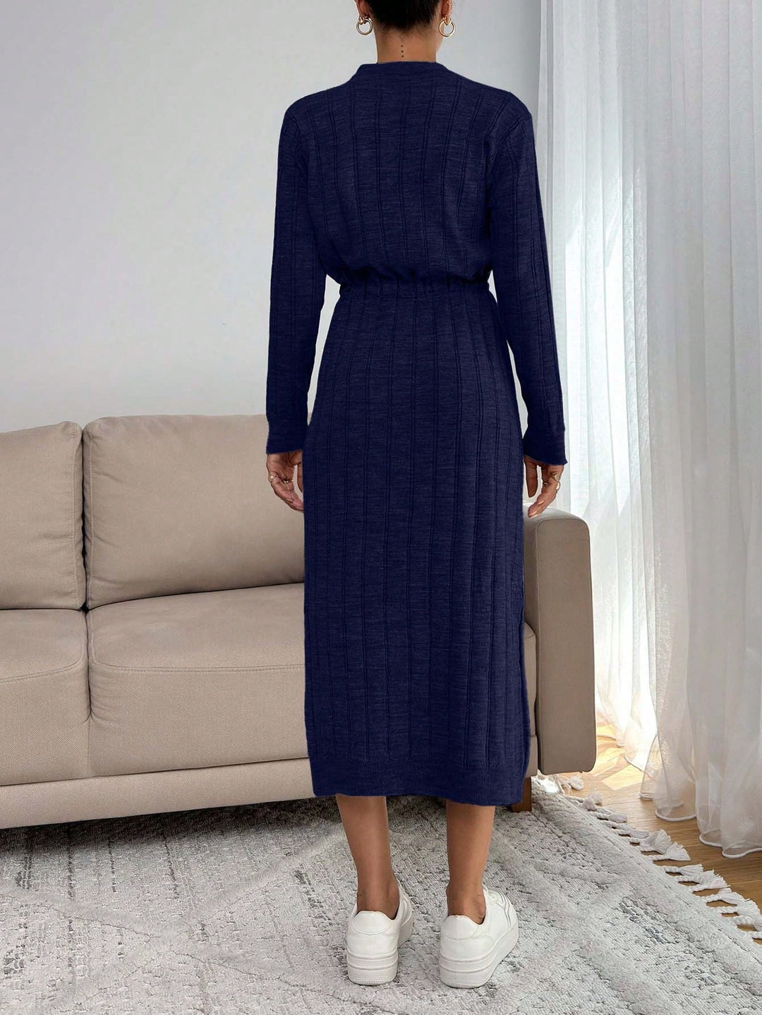 Rochie midi SHEIN, albastru