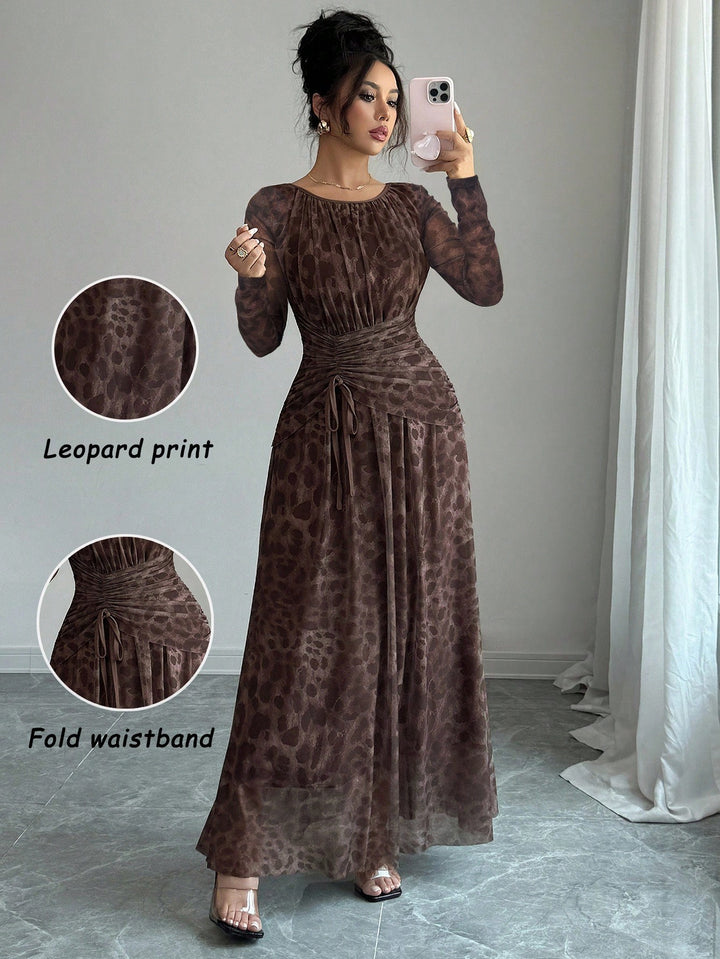 Rochie maxi SHEIN, maro