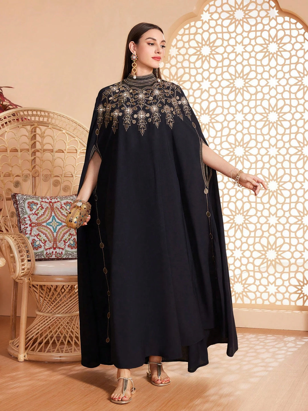 Rochie maxi SHEIN, negru