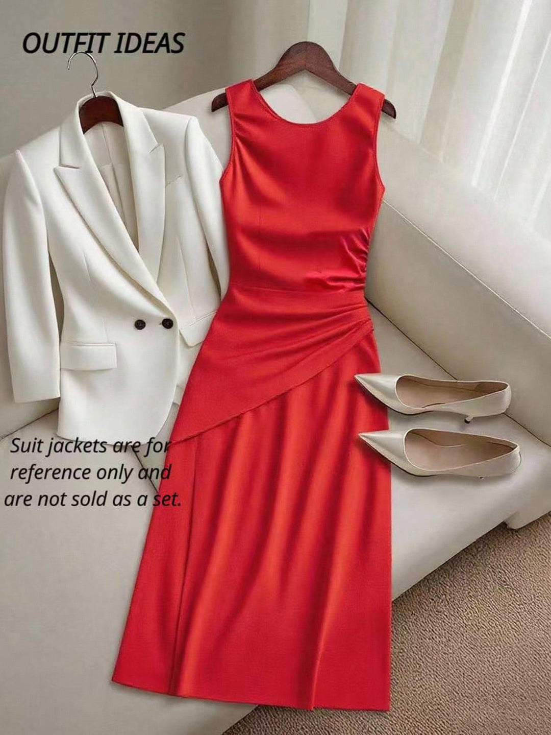Rochie maxi SHEIN, roșu