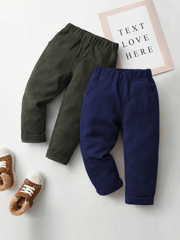 Set pantaloni băieți SHEIN, mix culori