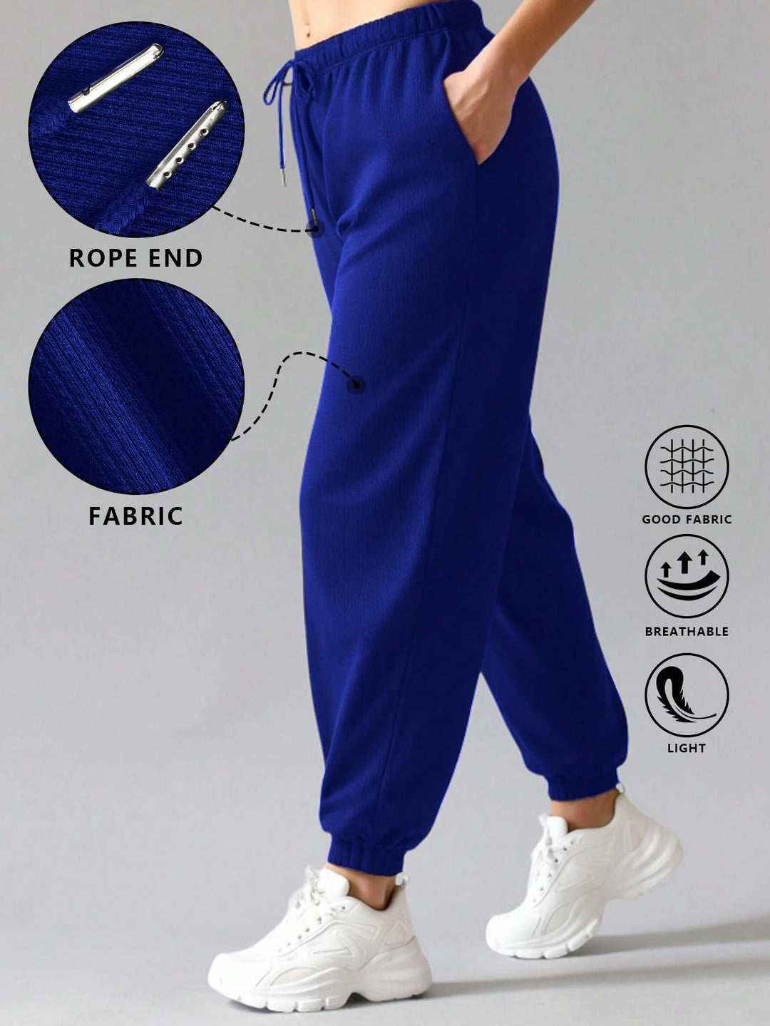 Pantaloni SHEIN, albastru