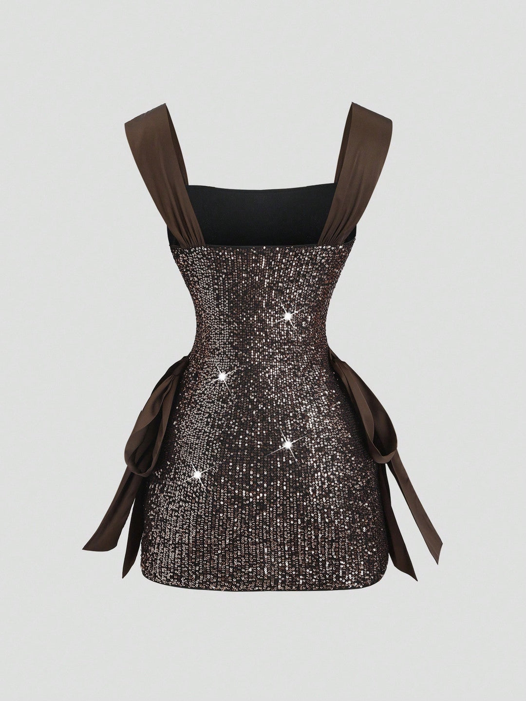 Rochie scurtă SHEIN, maro