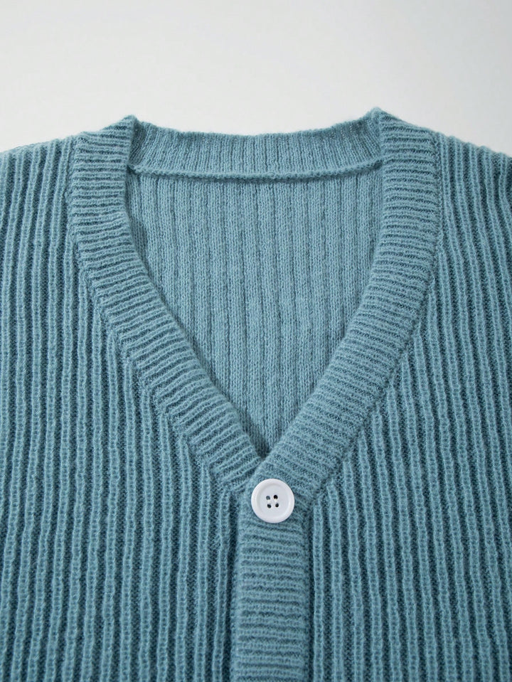 Cardigan SHEIN, albastru