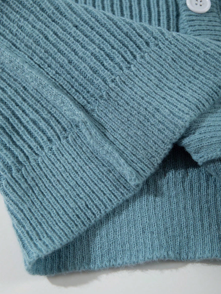 Cardigan SHEIN, albastru