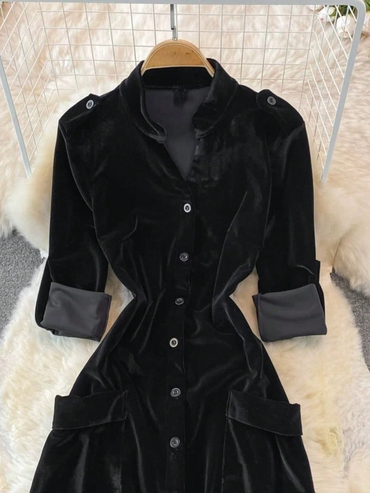 Rochie midi SHEIN, negru