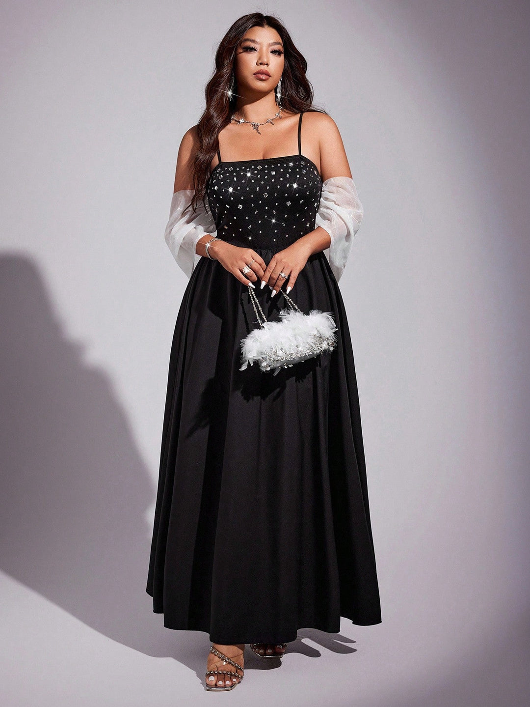 Rochie de ocazie SHEIN, negru