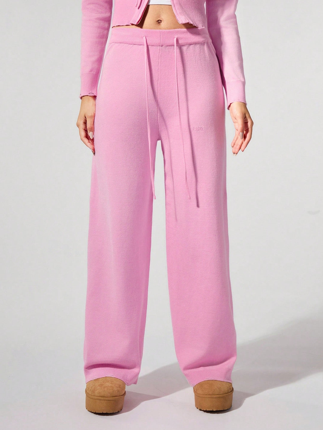 Pantaloni SHEIN, roz