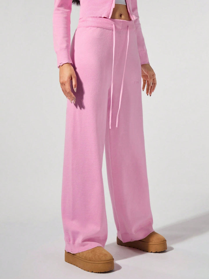 Pantaloni SHEIN, roz