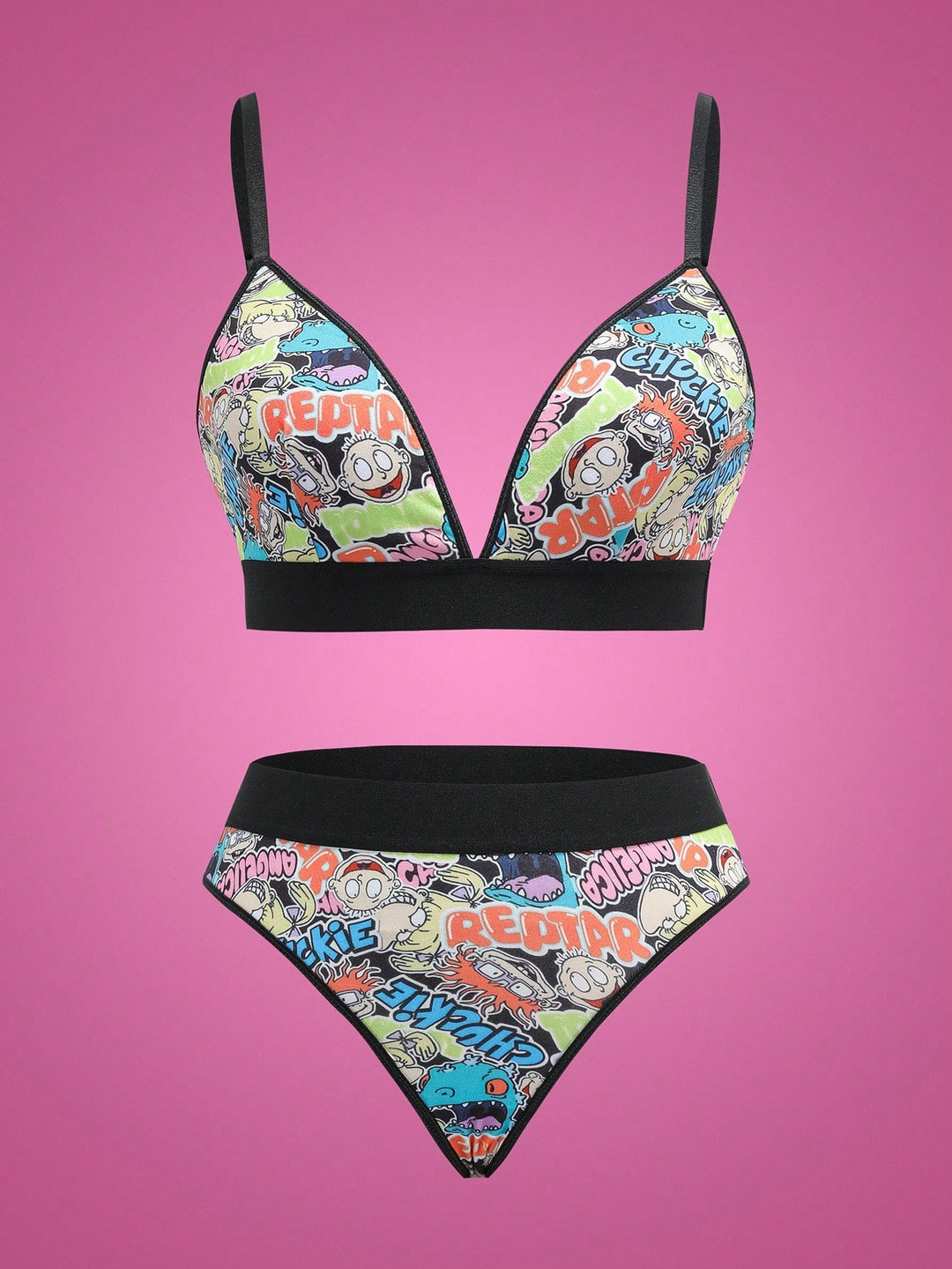 Set lenjerie SHEIN, negru