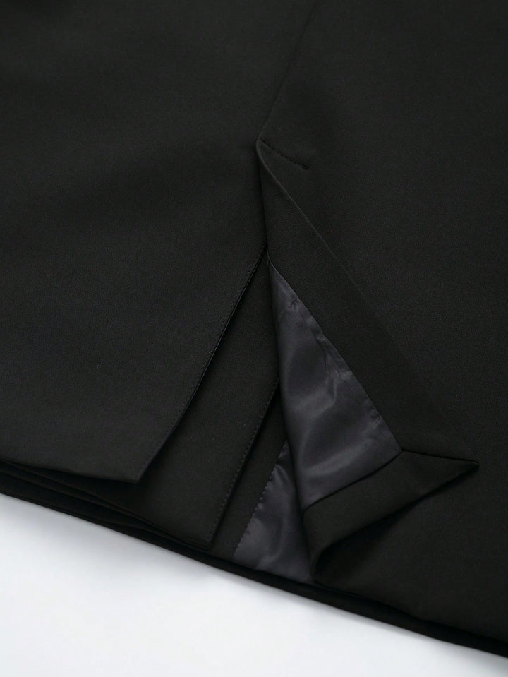 Sacou SHEIN, negru