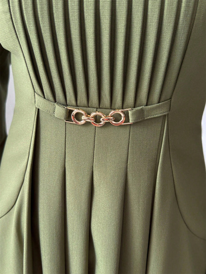 Rochie maxi SHEIN, kaki