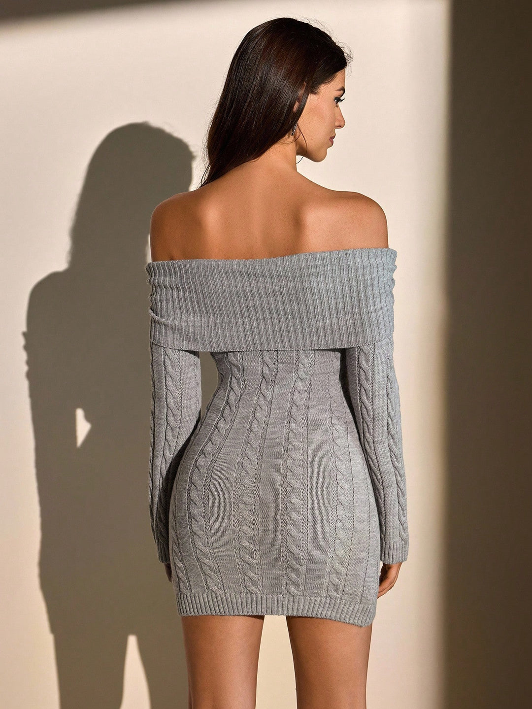 Rochie mini SHEIN, gri