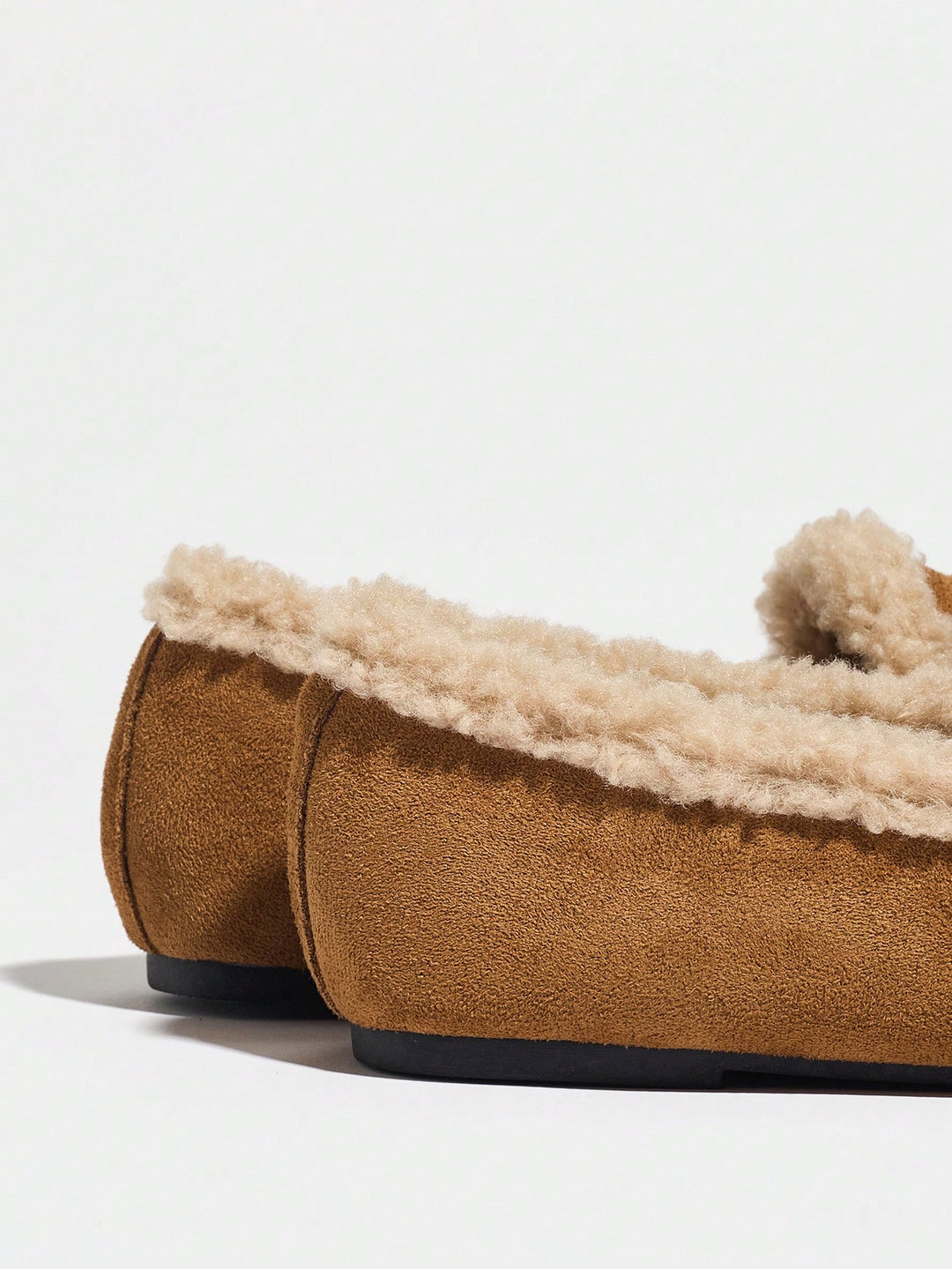 Mocasini SHEIN, maro