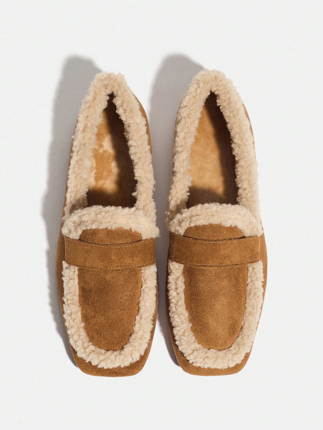 Mocasini SHEIN, maro