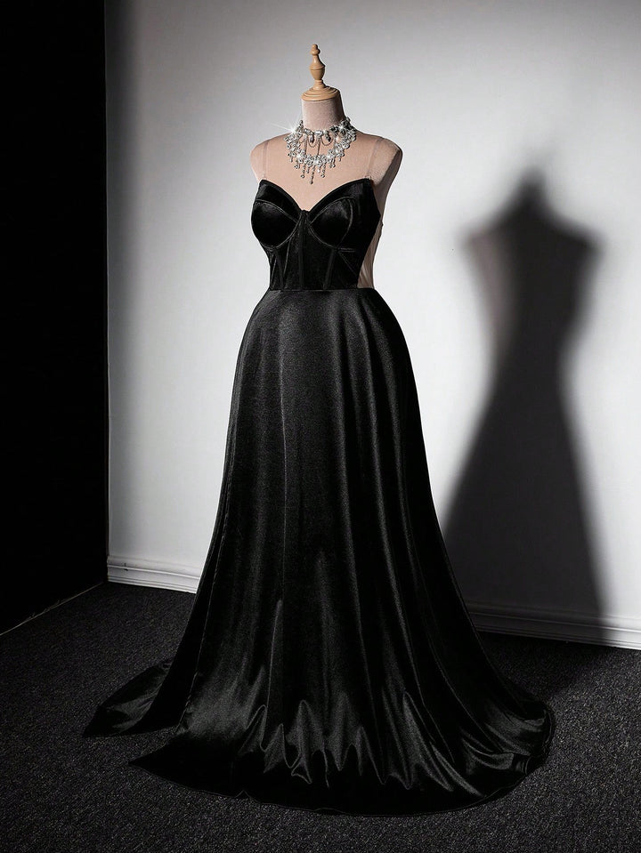SHEIN Maxi ruha, fekete