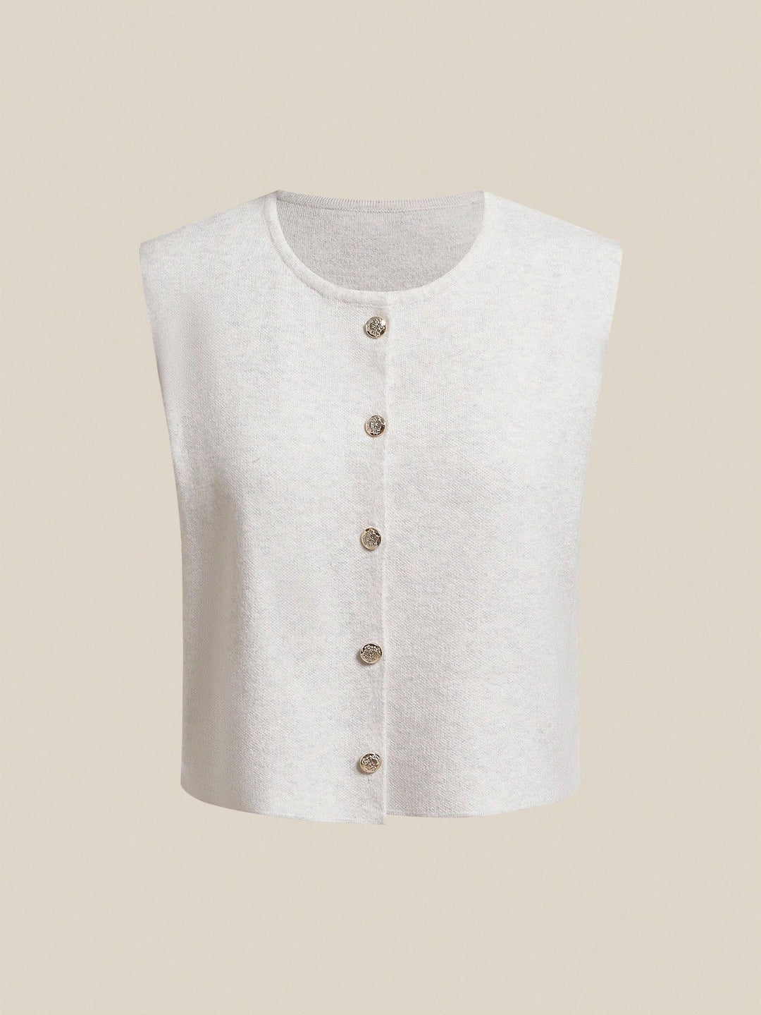 SHEIN mellény, krém
