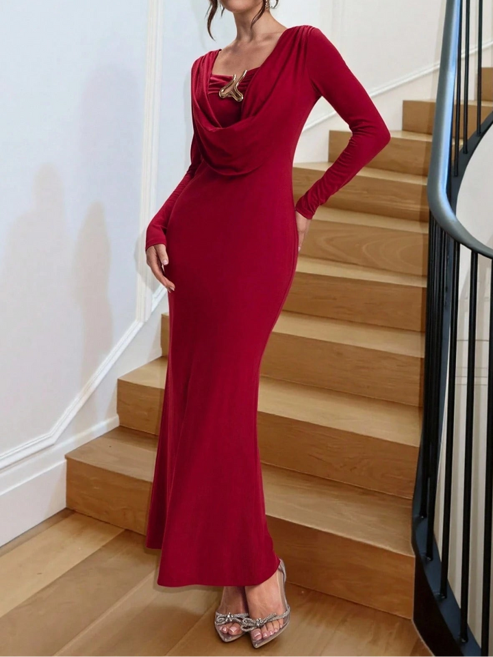 Rochie maxi SHEIN, roșu