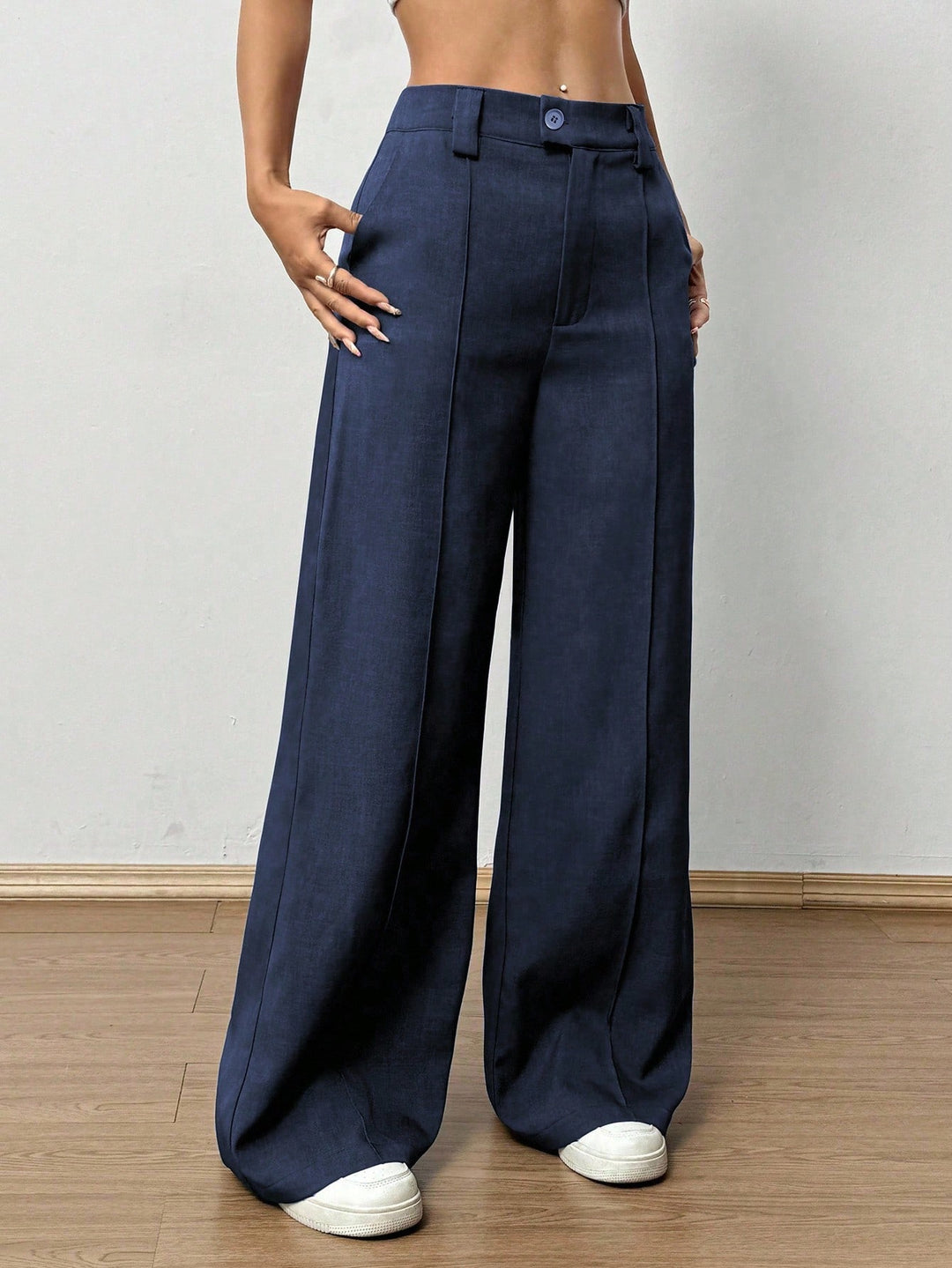 Pantaloni SHEIN, albastru
