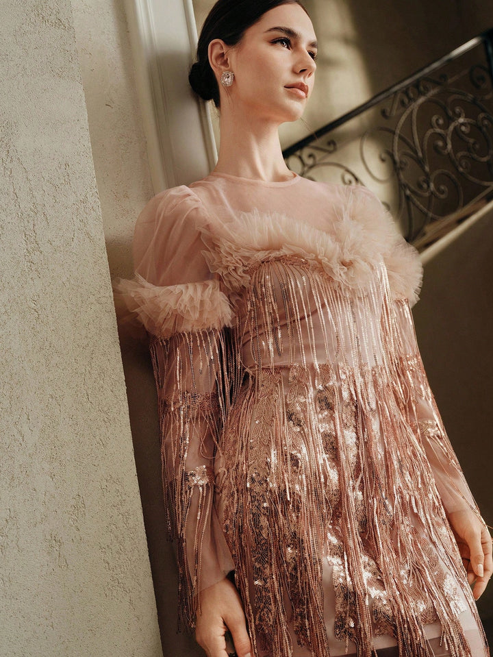 Rochie scurtă SHEIN, roz