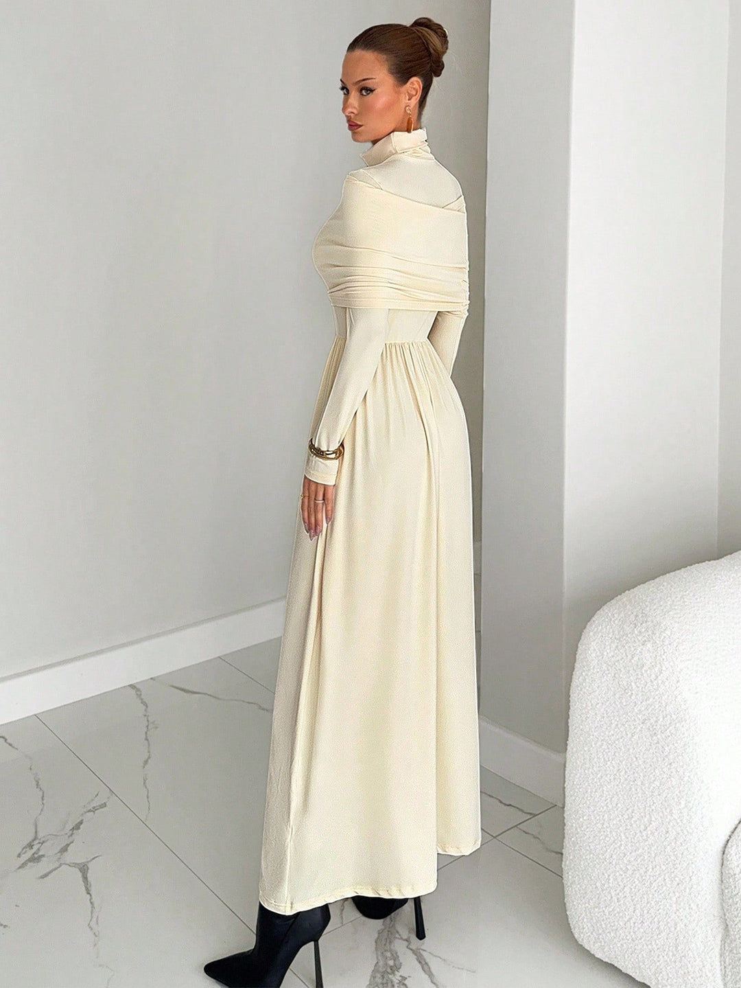 Rochie maxi SHEIN, galben