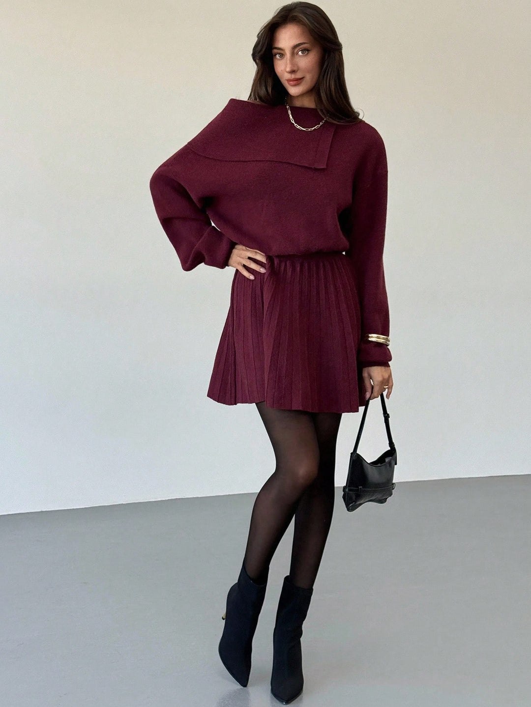 Rochie SHEIN, vișiniu