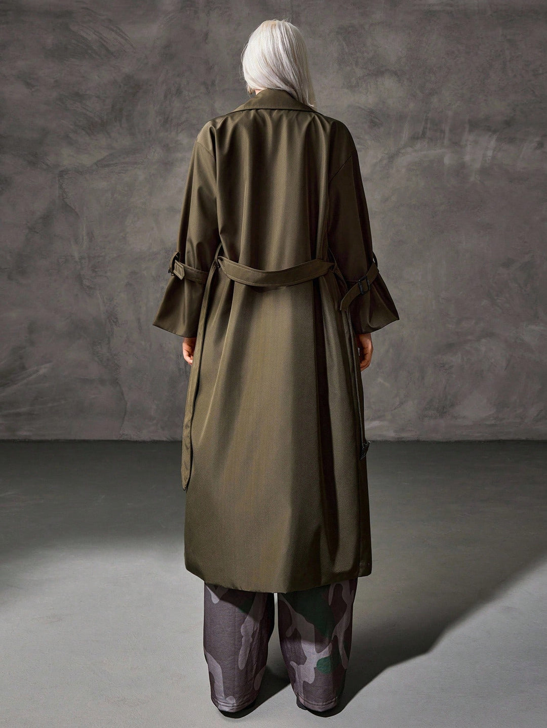 Trench Shein, verde