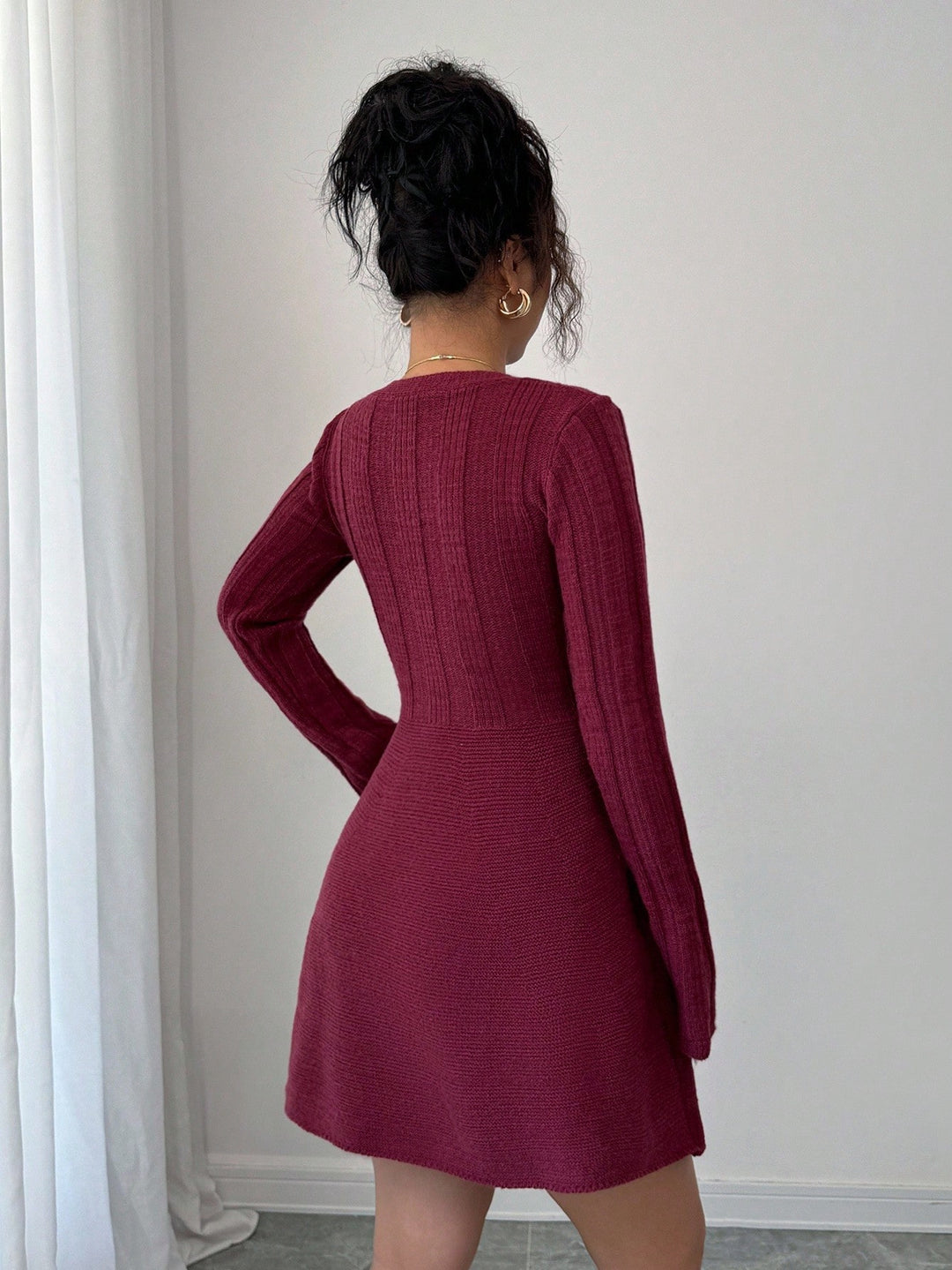 Rochie SHEIN, vișiniu