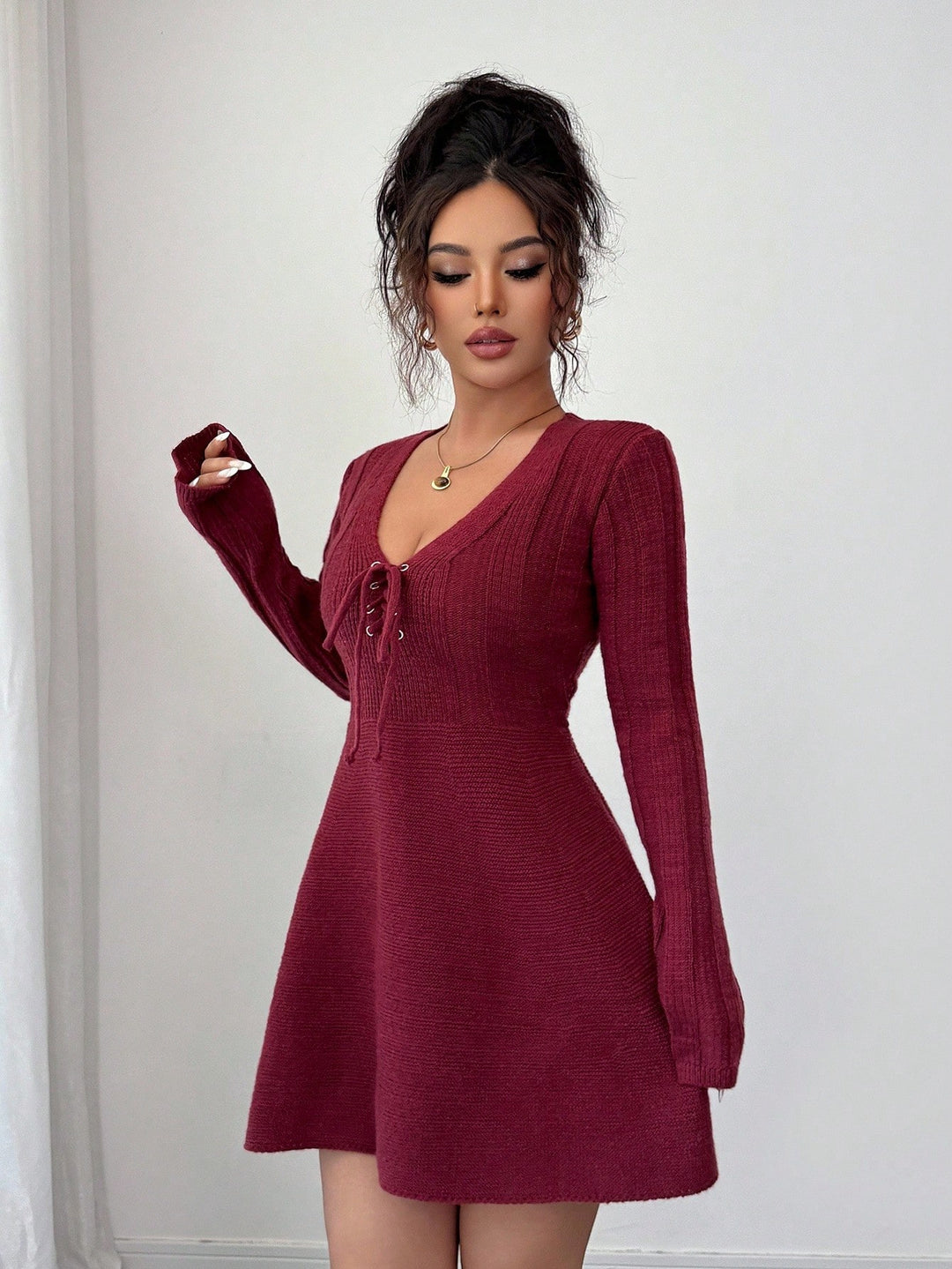Rochie SHEIN, vișiniu