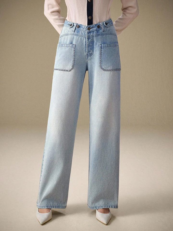 Jeans SHEIN, albastru