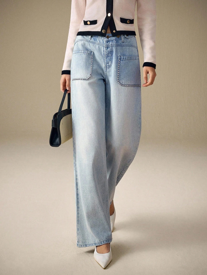 Jeans SHEIN, albastru