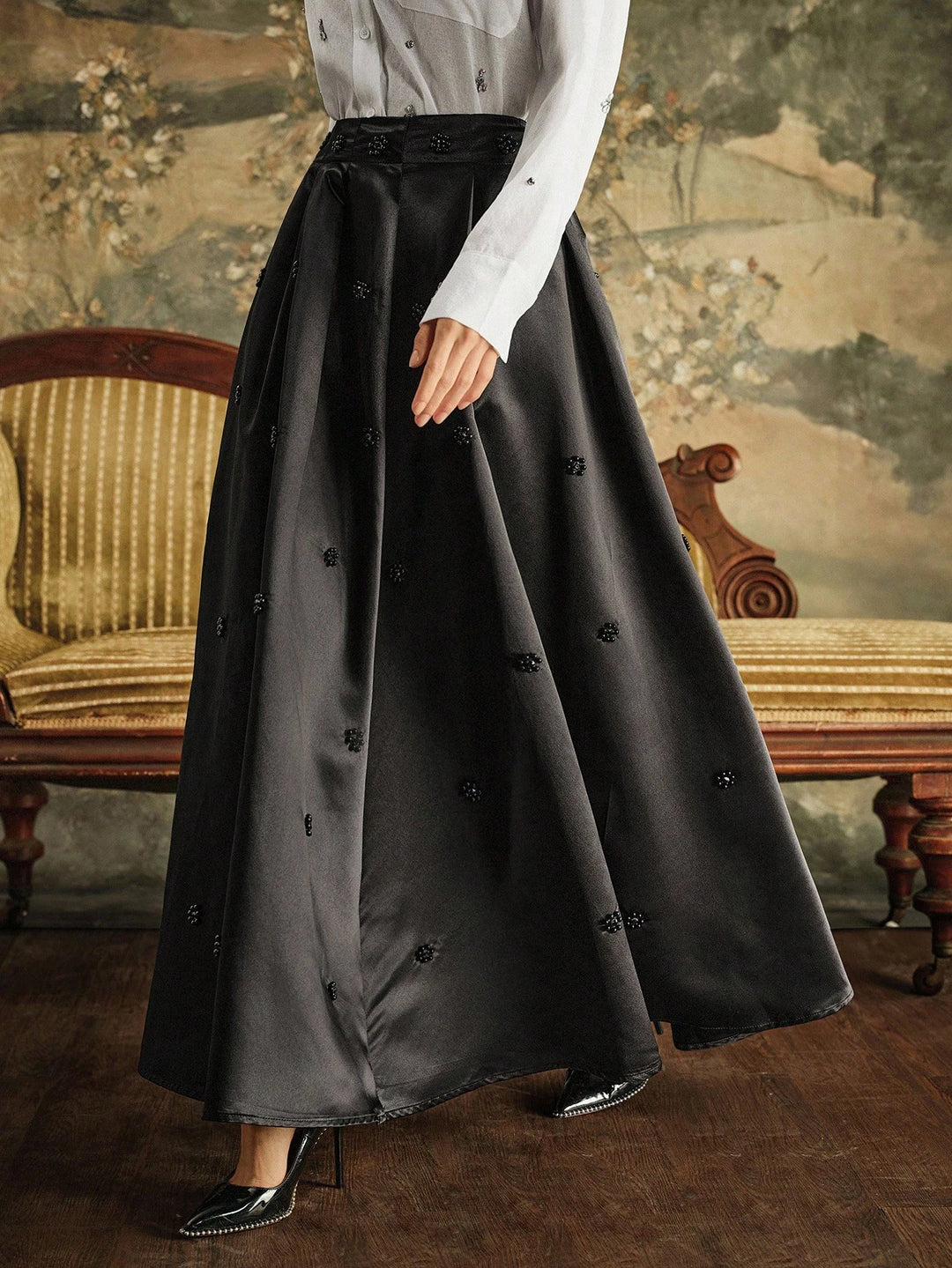 Fustă maxi Shein, negru