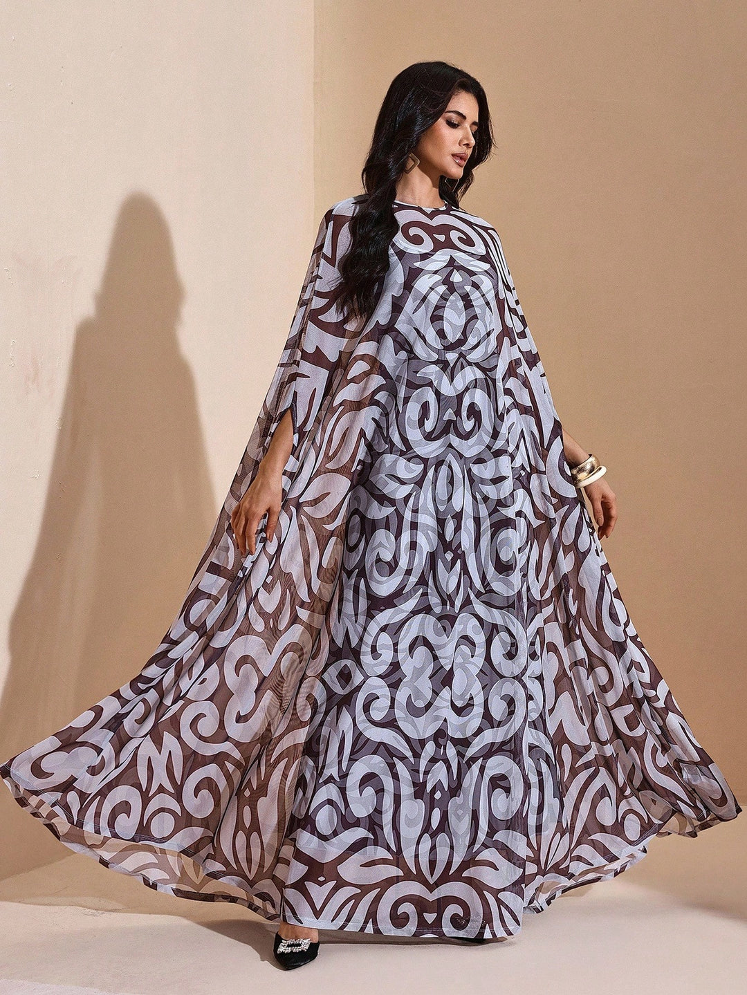 Rochie maxi SHEIN, mix culori