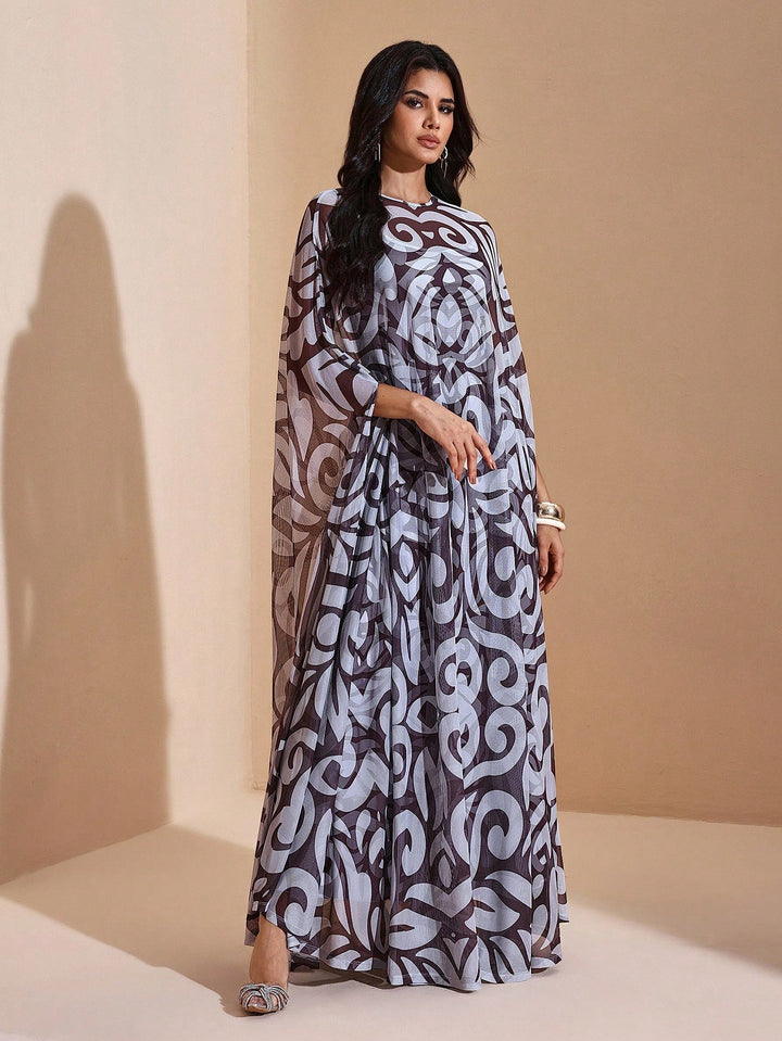 Rochie maxi SHEIN, mix culori