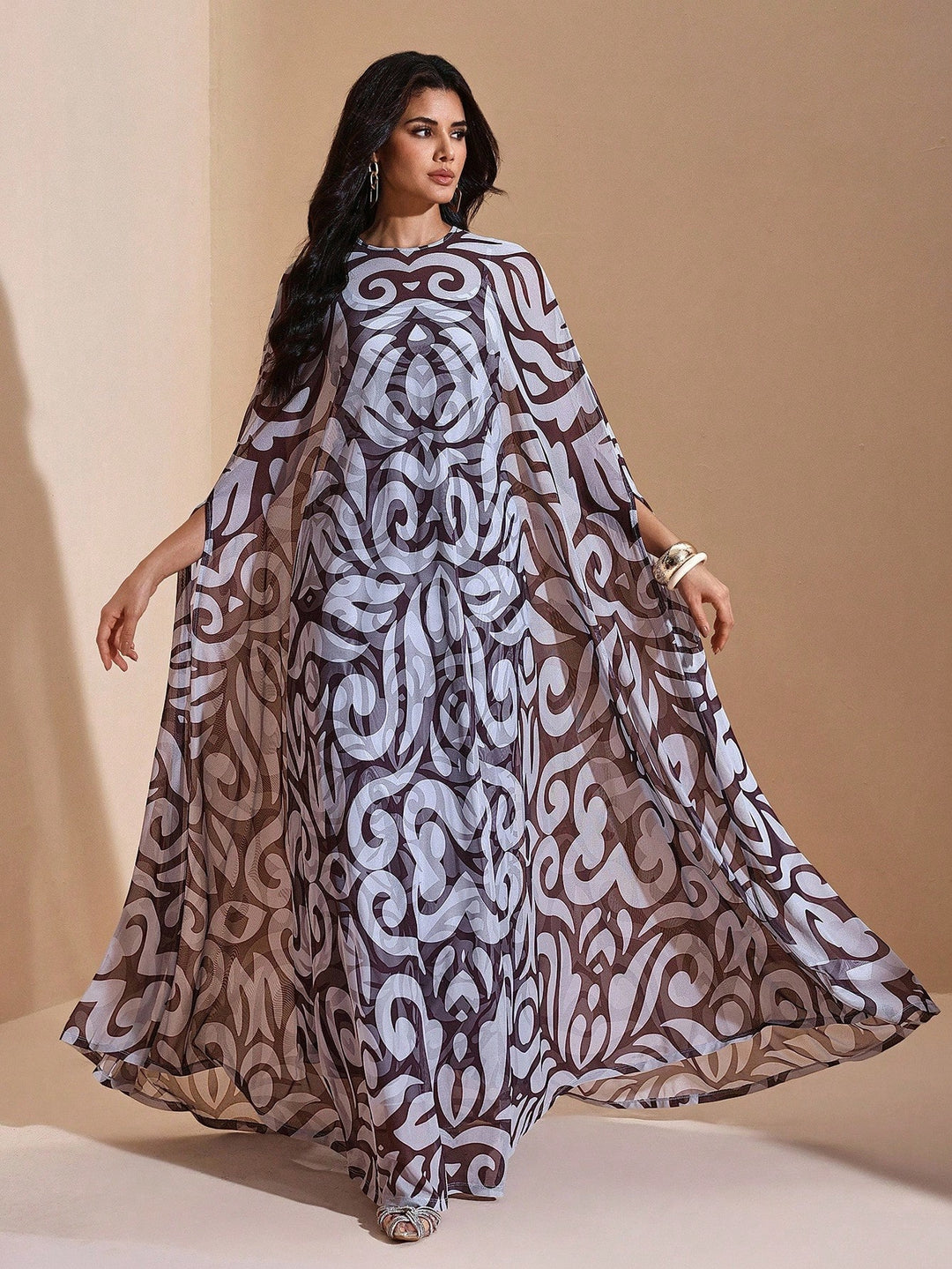 Rochie maxi SHEIN, mix culori