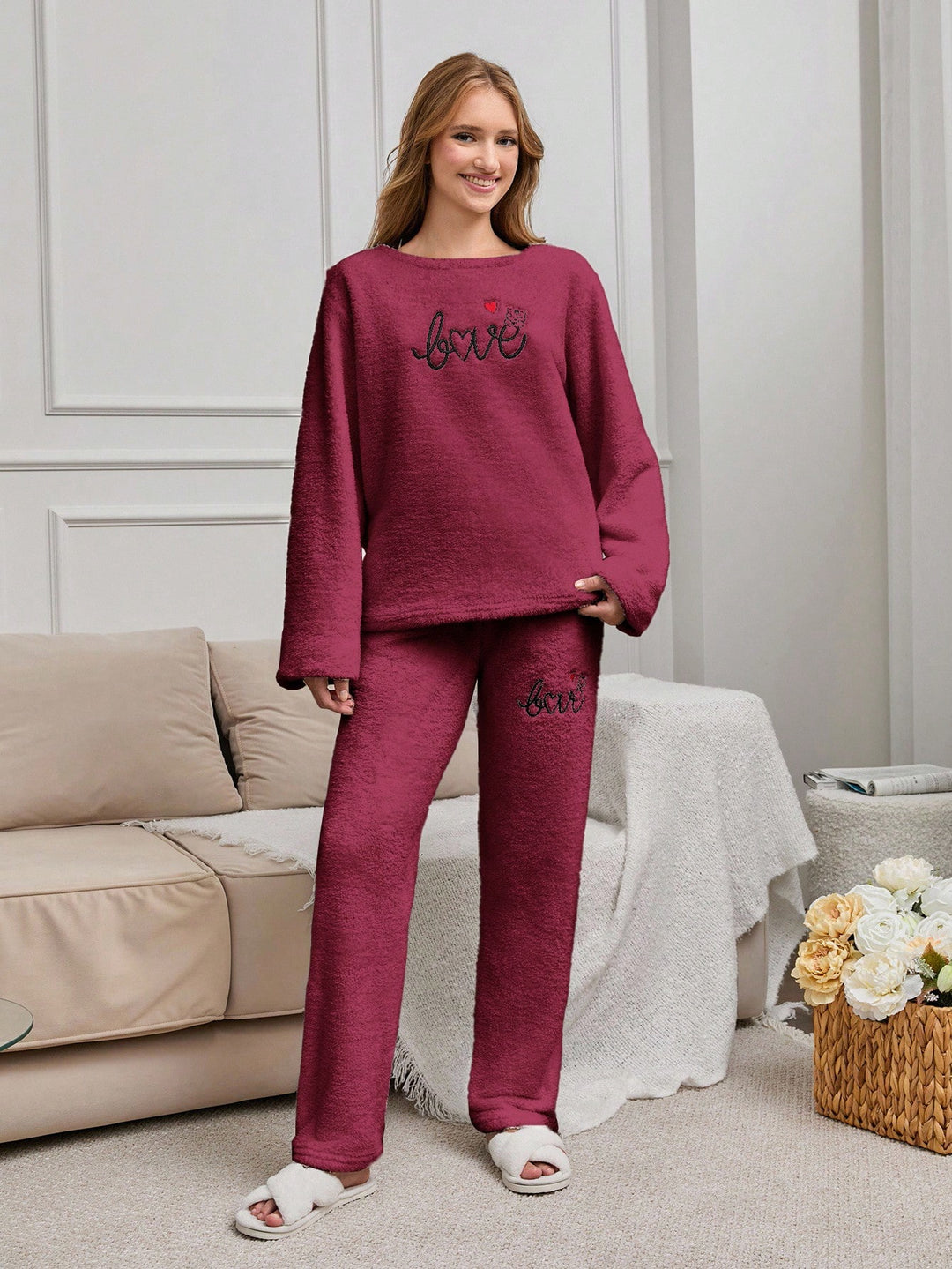 Pijama SHEIN, roz