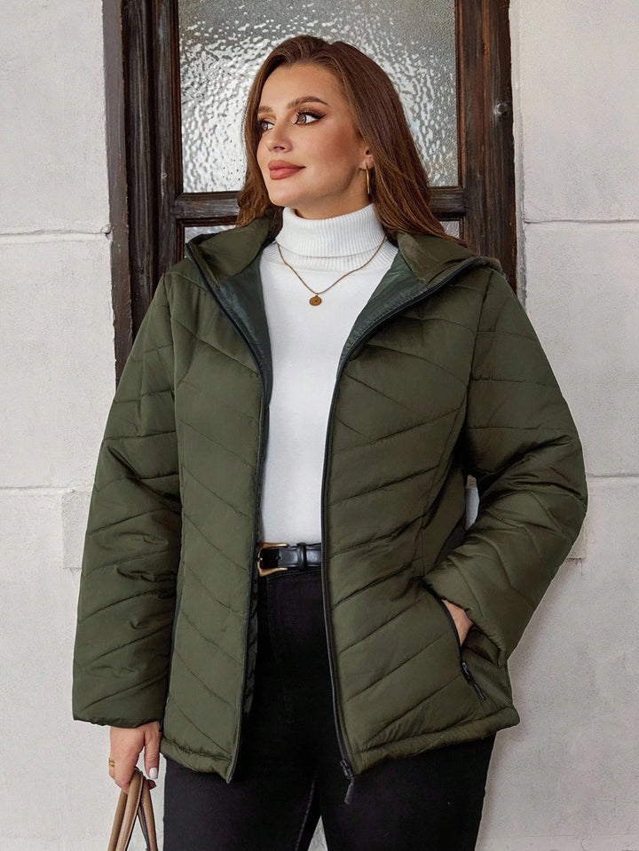 Palton SHEIN, kaki