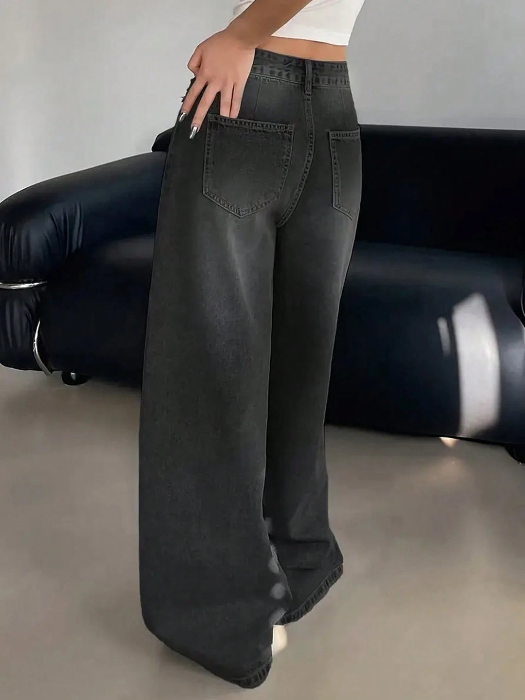 Jeans SHEIN, negru
