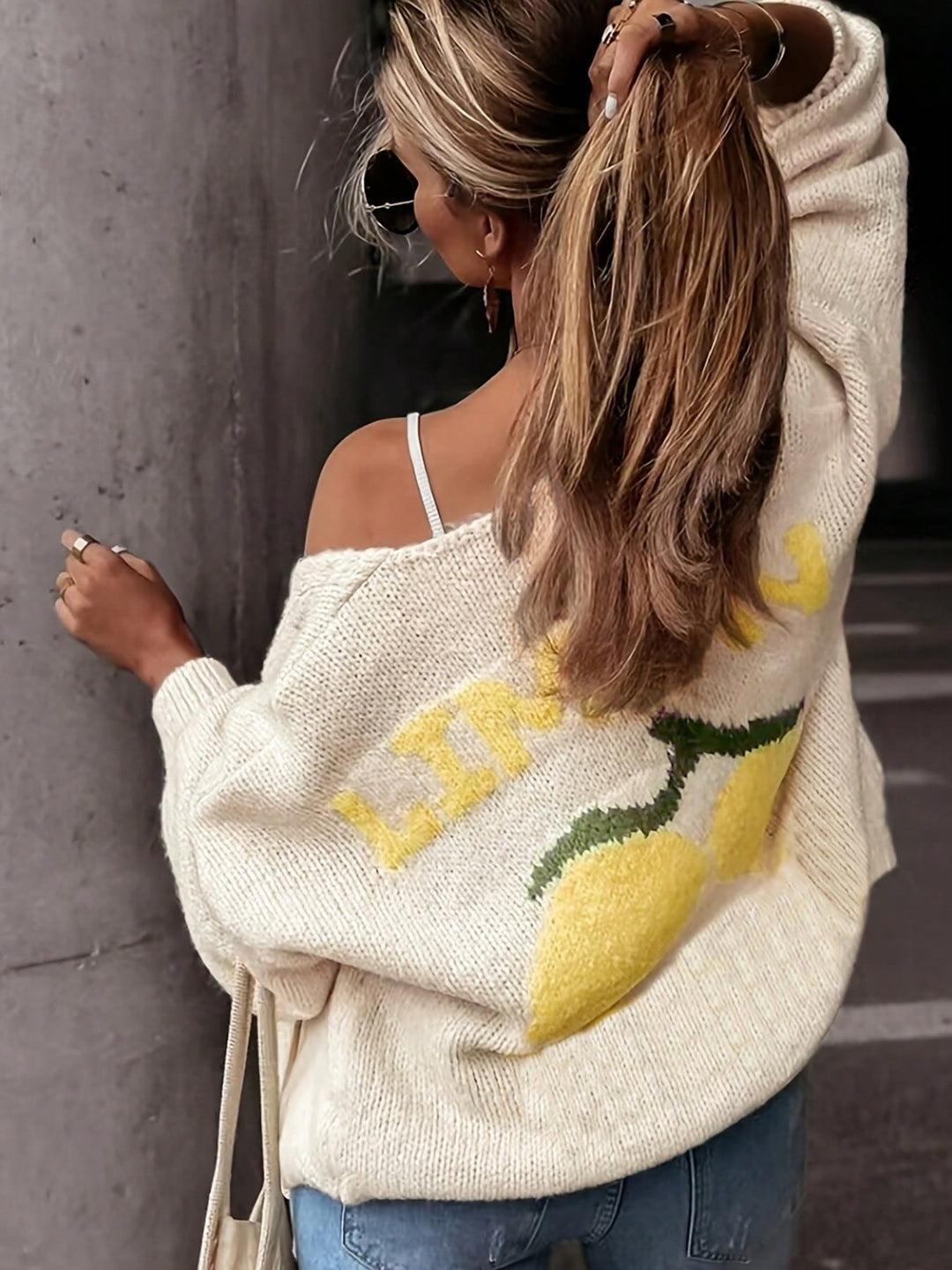 Cardigan SHEIN, crem