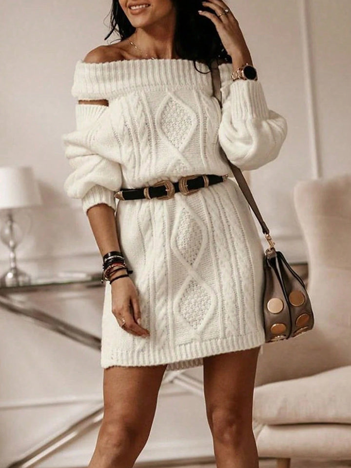 Rochie mini SHEIN, alb