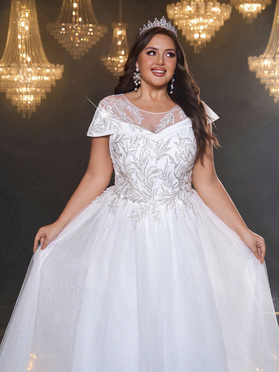 Rochie de mireasă SHEIN, alb