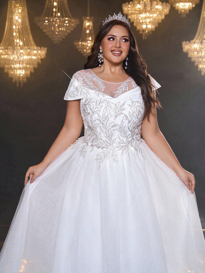 Rochie de mireasă SHEIN, alb