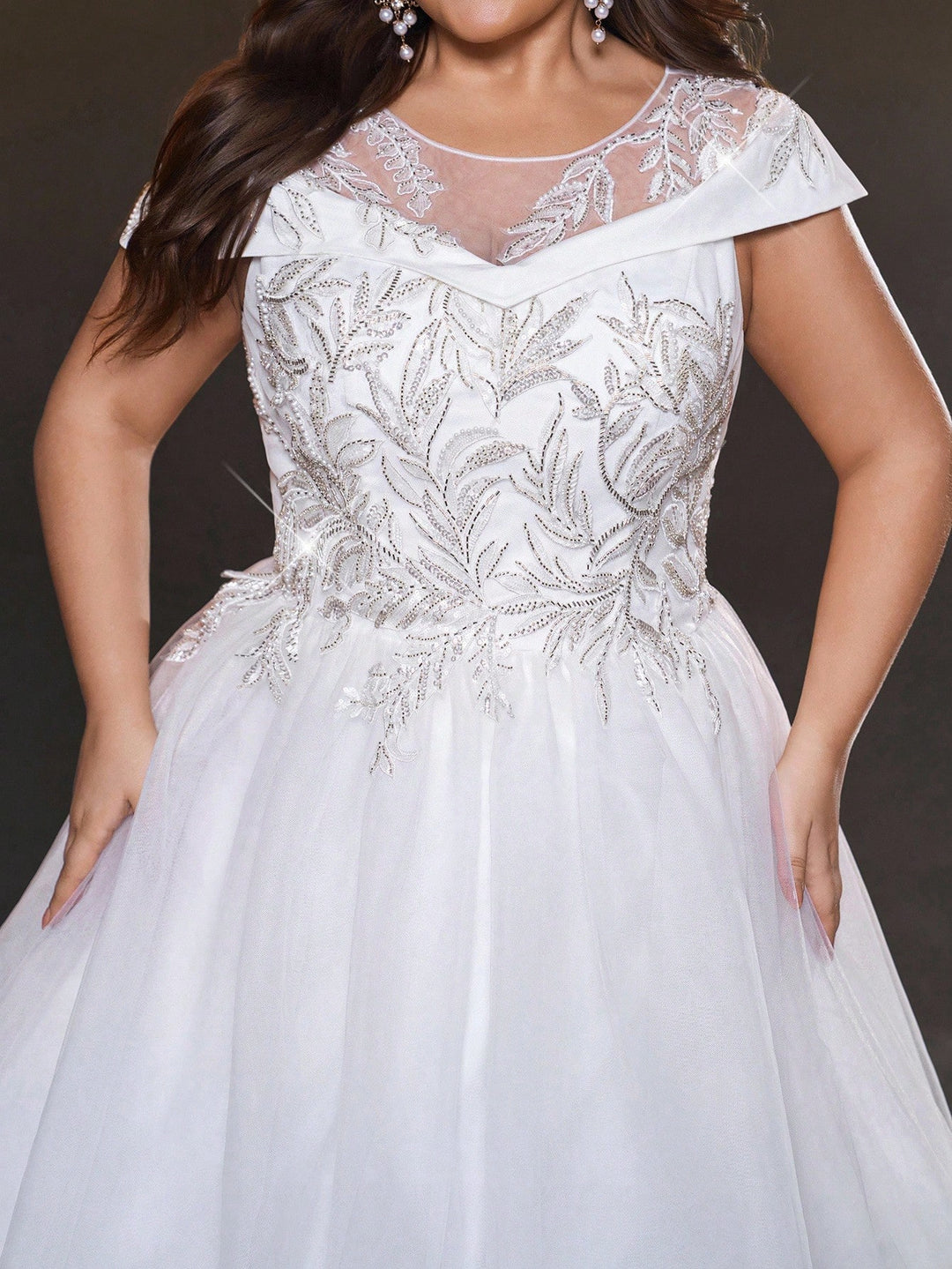 Rochie de mireasă SHEIN, alb