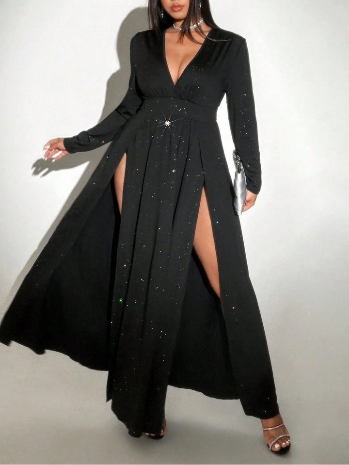 Rochie maxi SHEIN, negru