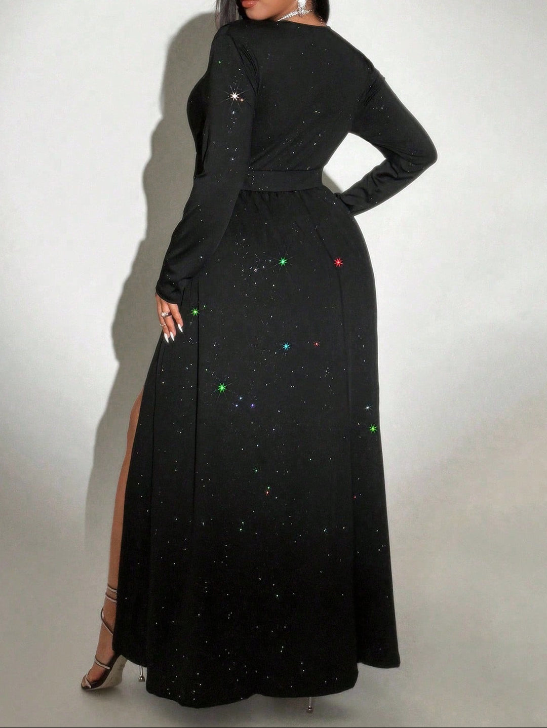 Rochie maxi SHEIN, negru