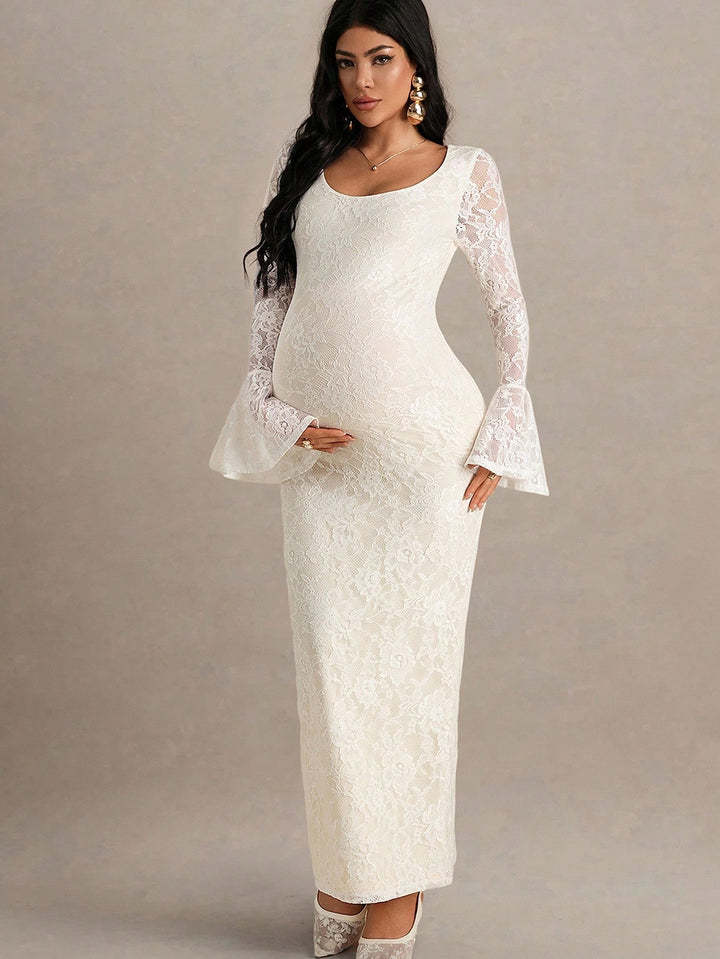 Rochie maxi  SHEIN, bej