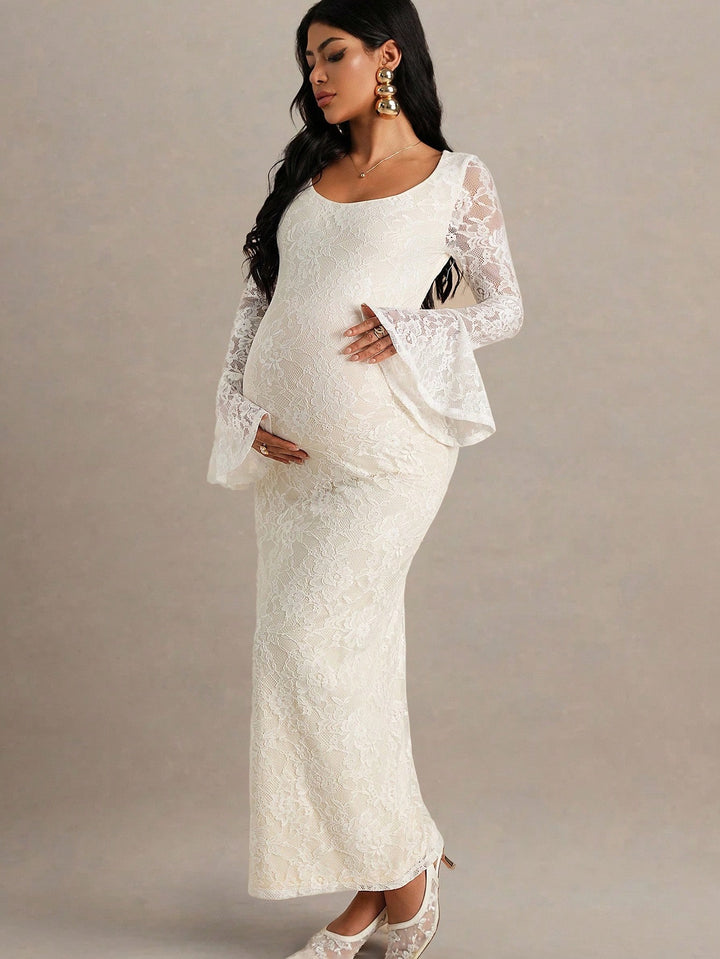 Rochie maxi  SHEIN, bej