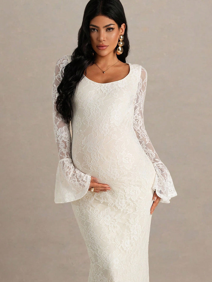 Rochie maxi  SHEIN, bej