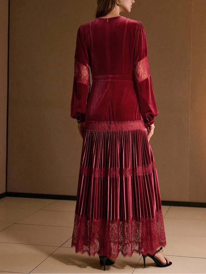 Rochie maxi Shein, vișiniu